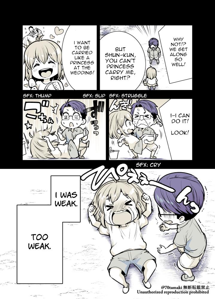 Osananajimi ga Hisabisa ni Saikai Shitara Otagai Kyonyuu ni Natteta Chap 2 - Next Chap 3