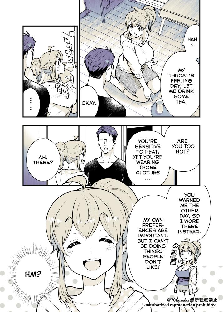 Osananajimi ga Hisabisa ni Saikai Shitara Otagai Kyonyuu ni Natteta Chap 17 - Next Chap 18