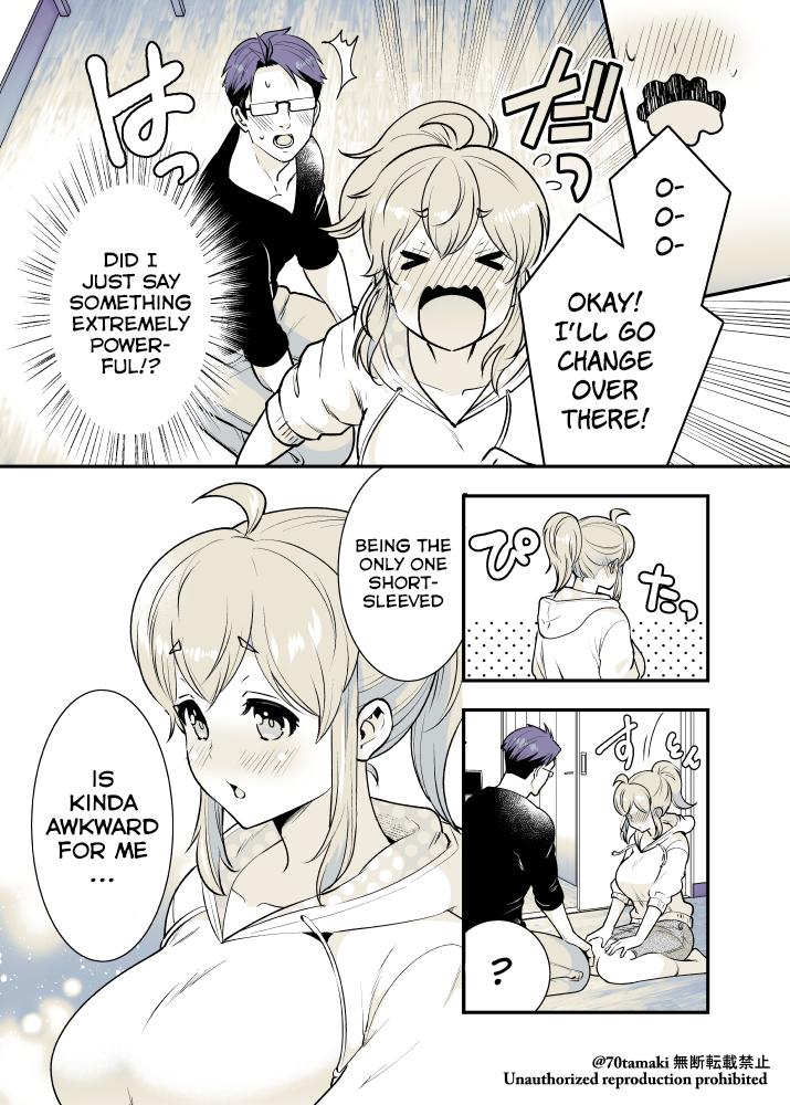 Osananajimi ga Hisabisa ni Saikai Shitara Otagai Kyonyuu ni Natteta Chap 17 - Next Chap 18