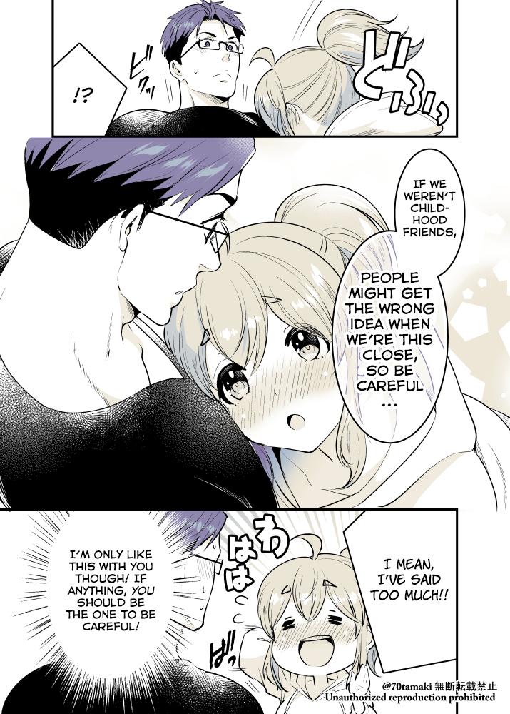 Osananajimi ga Hisabisa ni Saikai Shitara Otagai Kyonyuu ni Natteta Chap 16 - Next Chap 17