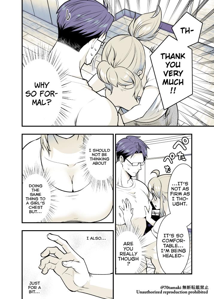 Osananajimi ga Hisabisa ni Saikai Shitara Otagai Kyonyuu ni Natteta Chap 18 - Next Chap 19