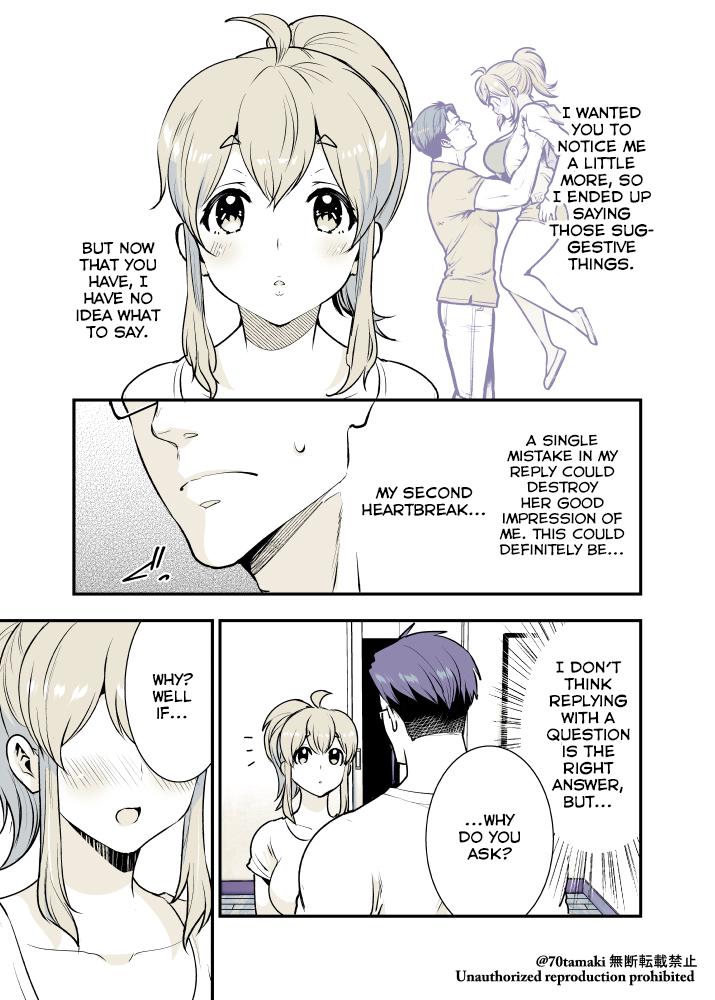 Osananajimi ga Hisabisa ni Saikai Shitara Otagai Kyonyuu ni Natteta Chap 19 - Next Chap 20