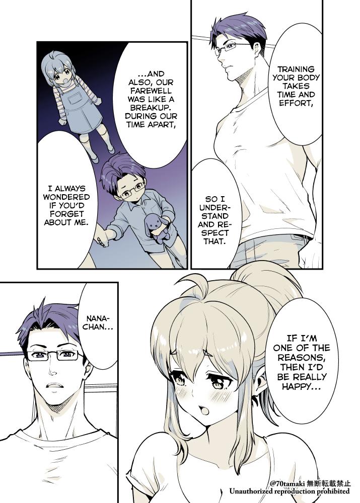 Osananajimi ga Hisabisa ni Saikai Shitara Otagai Kyonyuu ni Natteta Chap 19 - Next Chap 20