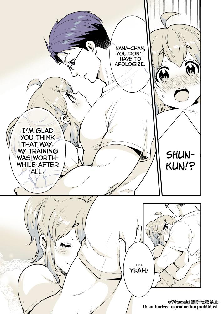 Osananajimi ga Hisabisa ni Saikai Shitara Otagai Kyonyuu ni Natteta Chap 19 - Next Chap 20