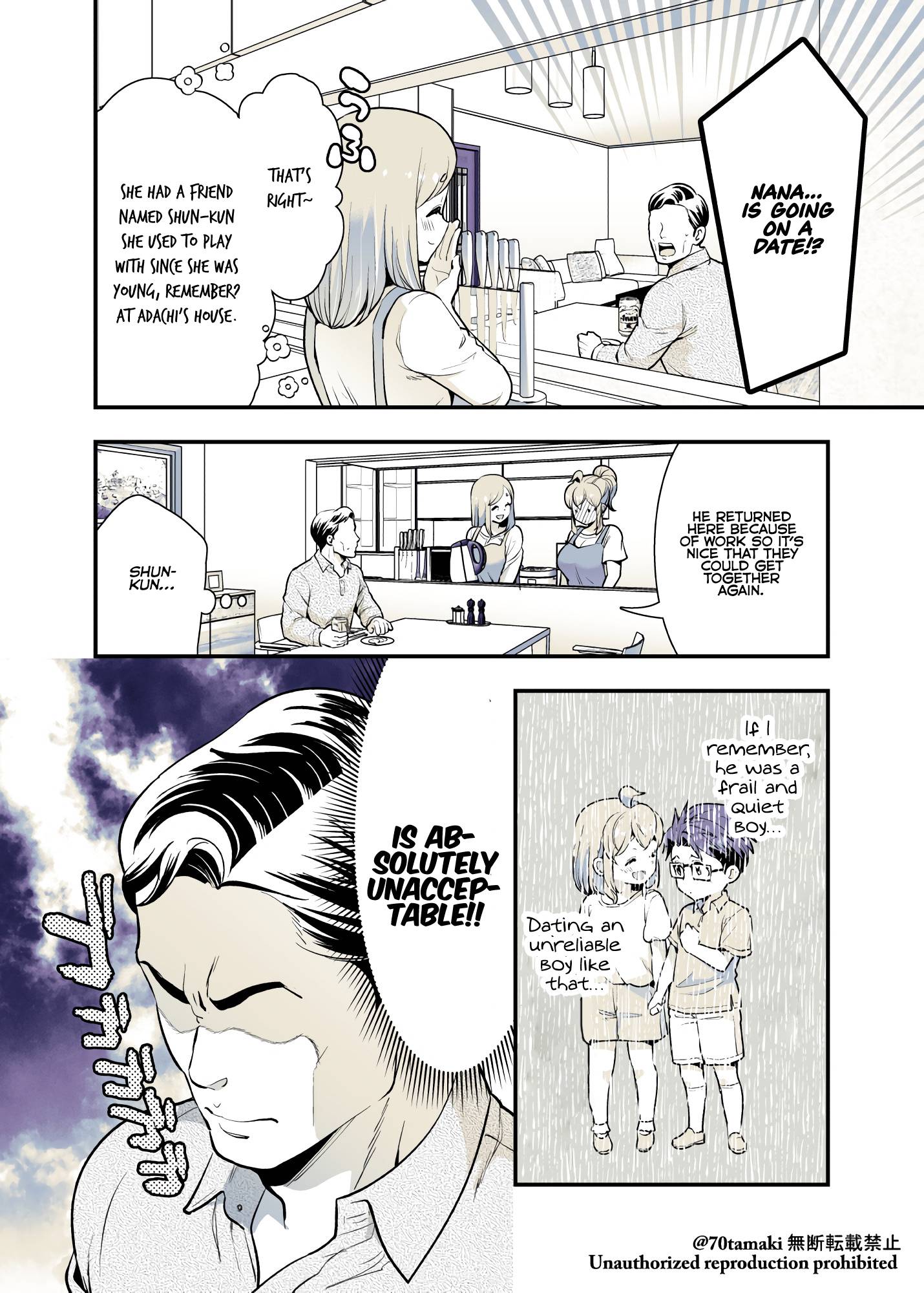 Osananajimi ga Hisabisa ni Saikai Shitara Otagai Kyonyuu ni Natteta Chap 37 - Next Chap 38