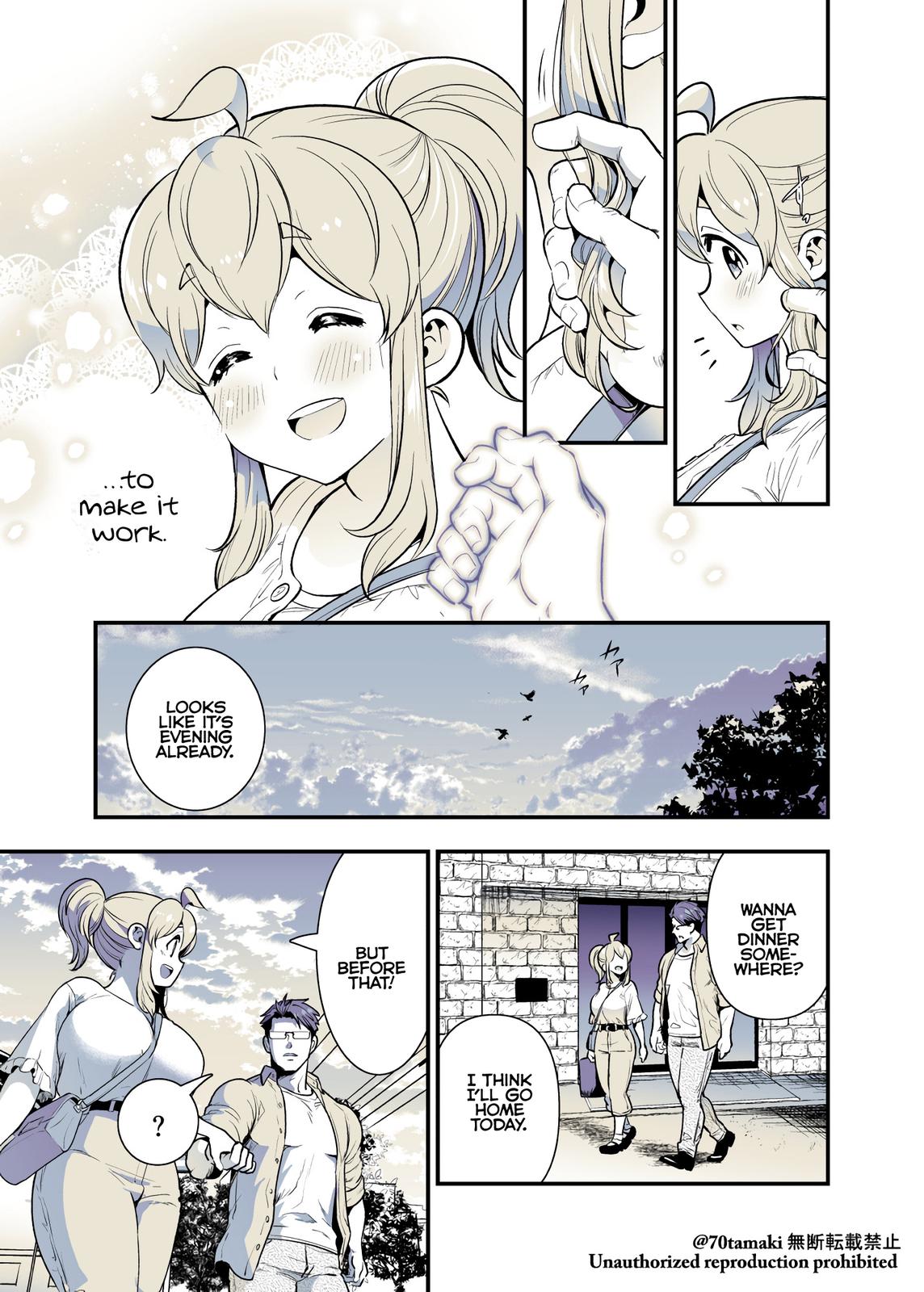 Osananajimi ga Hisabisa ni Saikai Shitara Otagai Kyonyuu ni Natteta Chap 34 - Next Chap 35