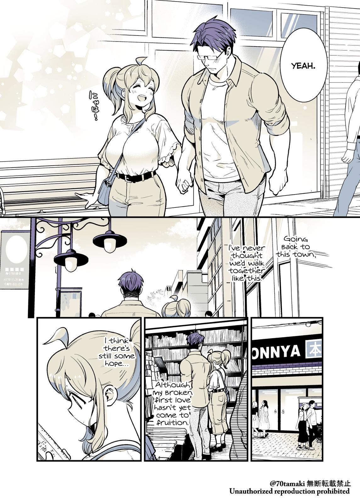 Osananajimi ga Hisabisa ni Saikai Shitara Otagai Kyonyuu ni Natteta Chap 34 - Next Chap 35