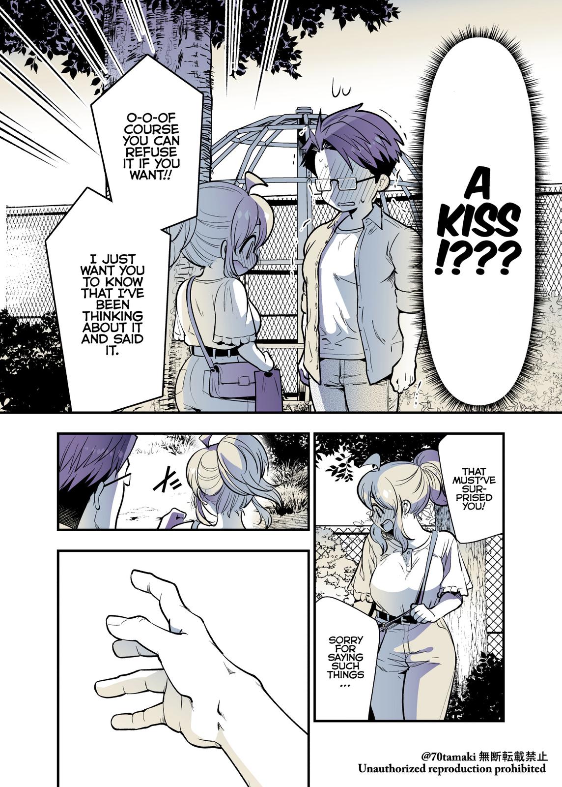 Osananajimi ga Hisabisa ni Saikai Shitara Otagai Kyonyuu ni Natteta Chap 34 - Next Chap 35