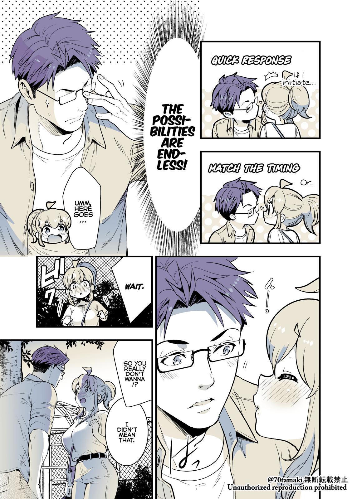 Osananajimi ga Hisabisa ni Saikai Shitara Otagai Kyonyuu ni Natteta Chap 35 - Next Chap 36