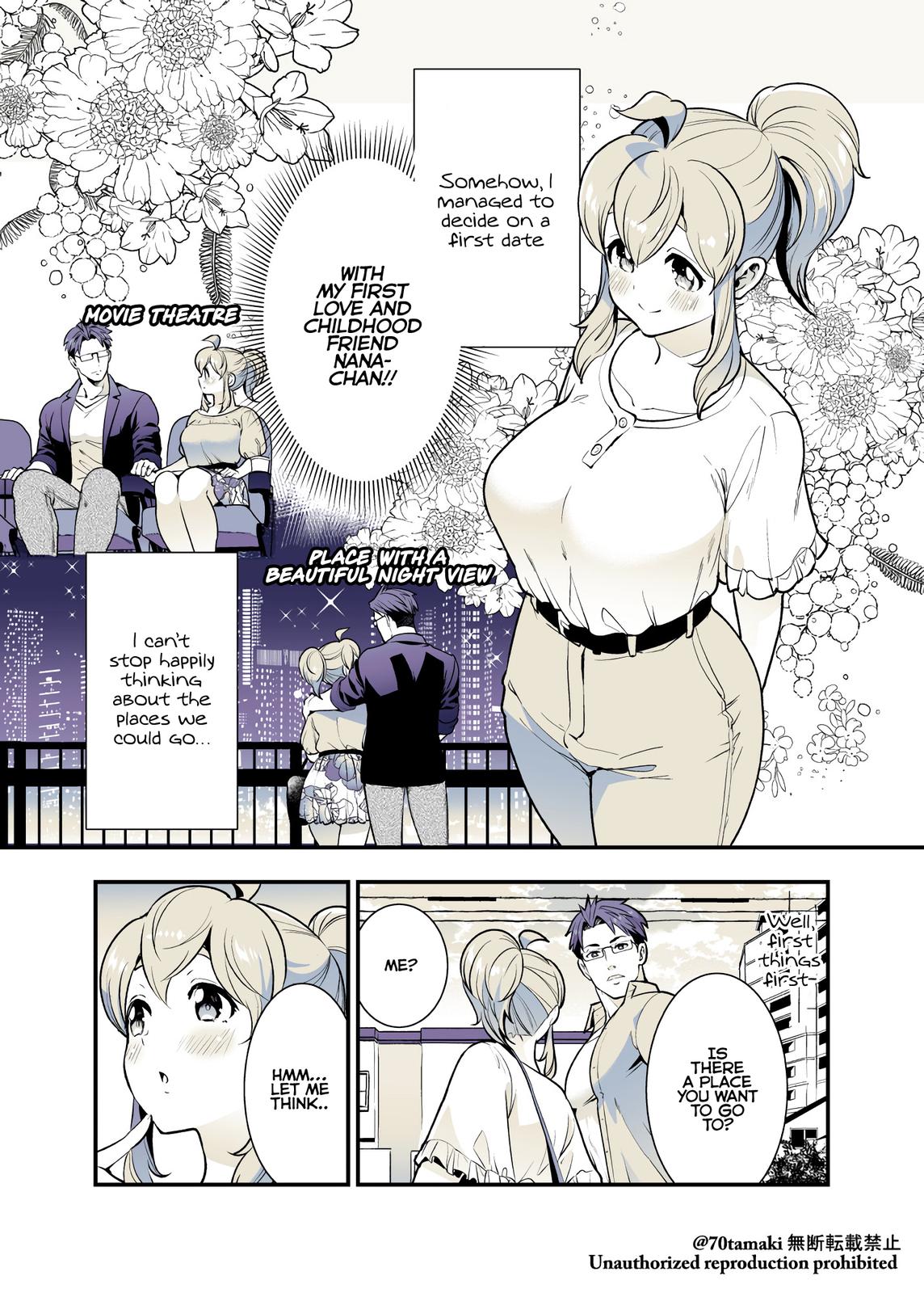 Osananajimi ga Hisabisa ni Saikai Shitara Otagai Kyonyuu ni Natteta Chap 36 - Next Chap 37