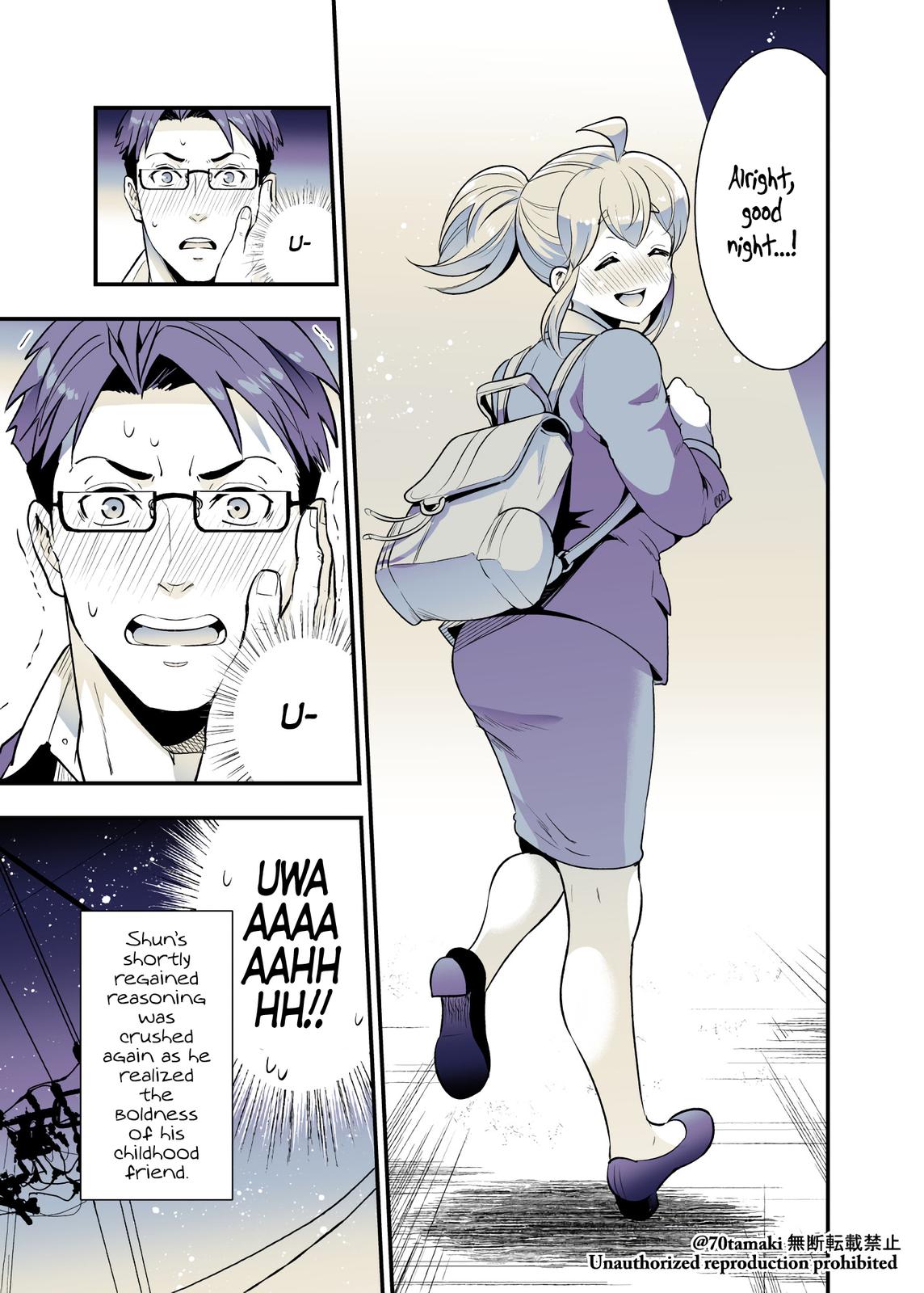 Osananajimi ga Hisabisa ni Saikai Shitara Otagai Kyonyuu ni Natteta Chap 30 - Next Chap 31