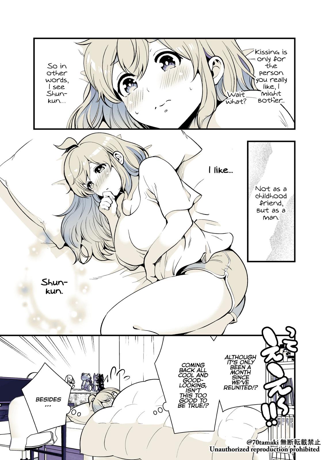 Osananajimi ga Hisabisa ni Saikai Shitara Otagai Kyonyuu ni Natteta Chap 31 - Next Chap 32