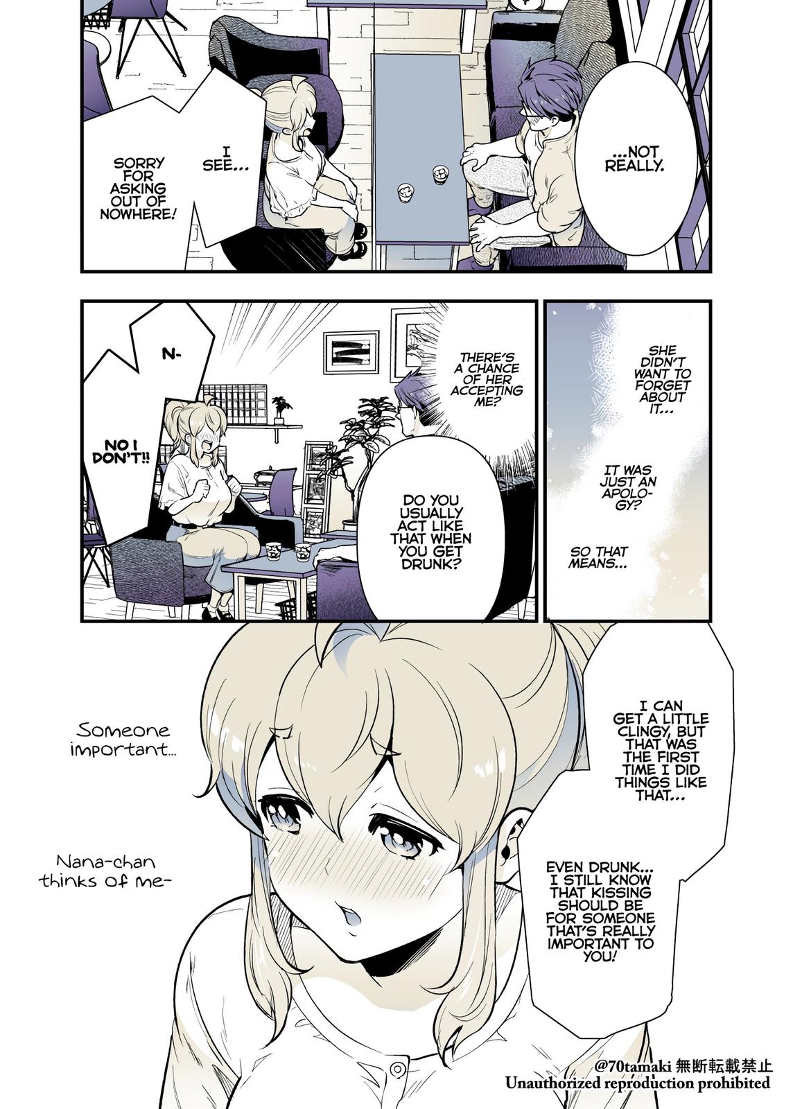 Osananajimi ga Hisabisa ni Saikai Shitara Otagai Kyonyuu ni Natteta Chap 32 - Next Chap 33