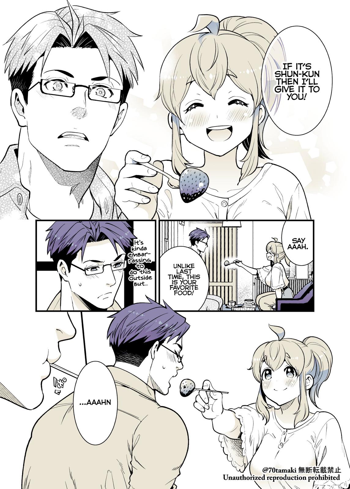 Osananajimi ga Hisabisa ni Saikai Shitara Otagai Kyonyuu ni Natteta Chap 33 - Next Chap 34
