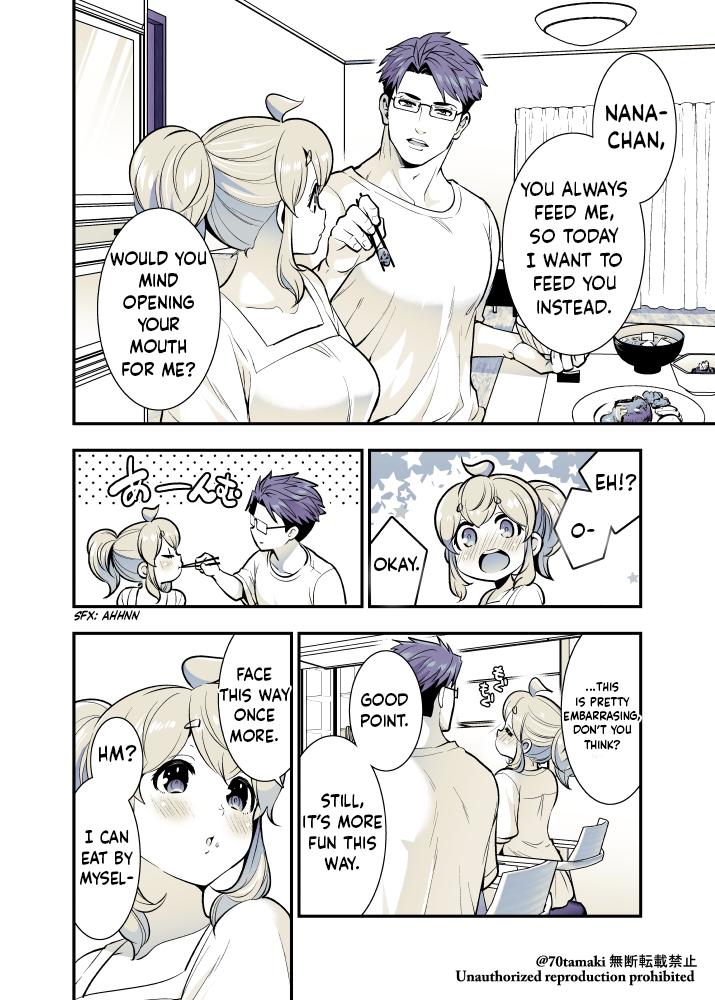 Osananajimi ga Hisabisa ni Saikai Shitara Otagai Kyonyuu ni Natteta Chap 57 - Next Chap 58