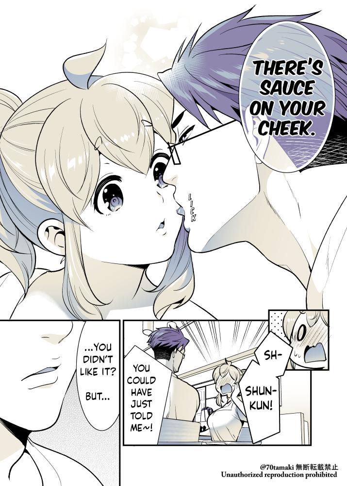 Osananajimi ga Hisabisa ni Saikai Shitara Otagai Kyonyuu ni Natteta Chap 57 - Next Chap 58