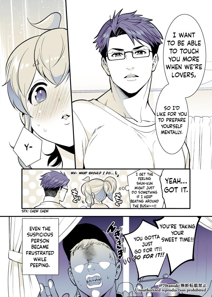 Osananajimi ga Hisabisa ni Saikai Shitara Otagai Kyonyuu ni Natteta Chap 57 - Next Chap 58