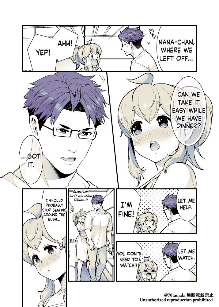 Osananajimi ga Hisabisa ni Saikai Shitara Otagai Kyonyuu ni Natteta Chap 57 - Next Chap 58