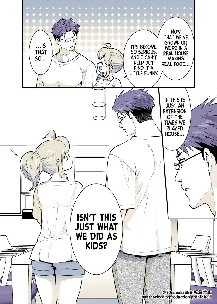 Osananajimi ga Hisabisa ni Saikai Shitara Otagai Kyonyuu ni Natteta Chap 54 - Next Chap 55
