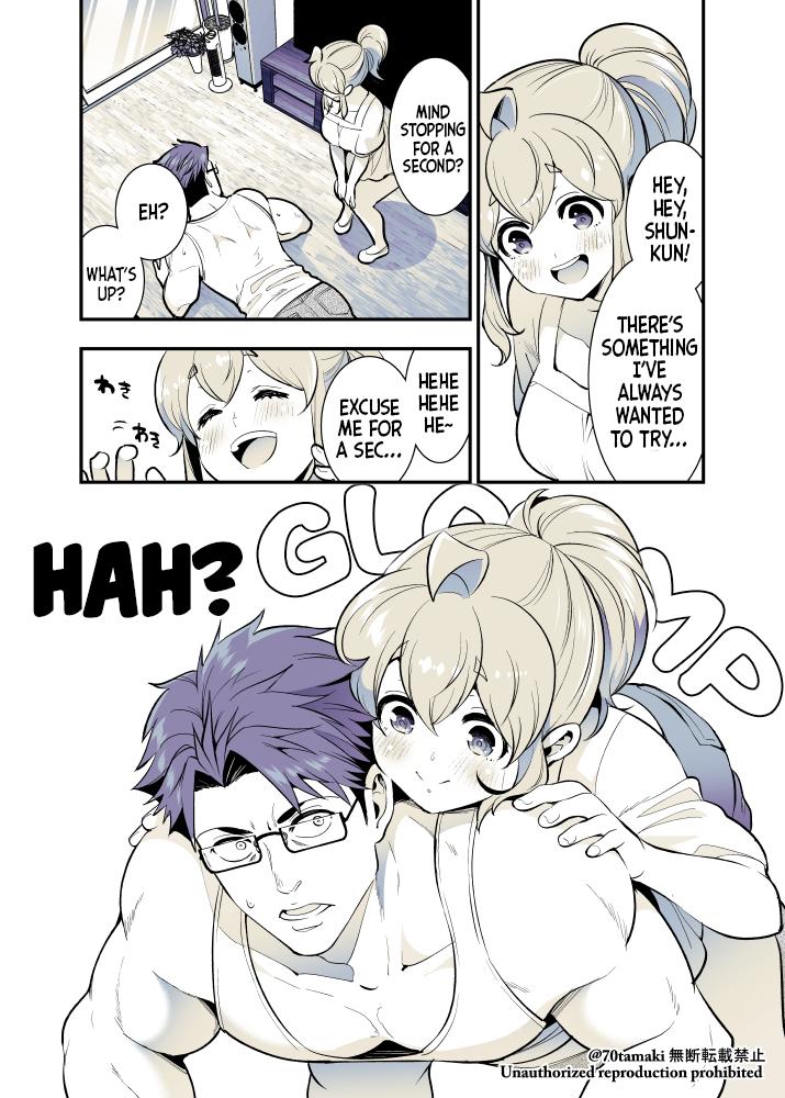 Osananajimi ga Hisabisa ni Saikai Shitara Otagai Kyonyuu ni Natteta Chap 55 - Next Chap 56