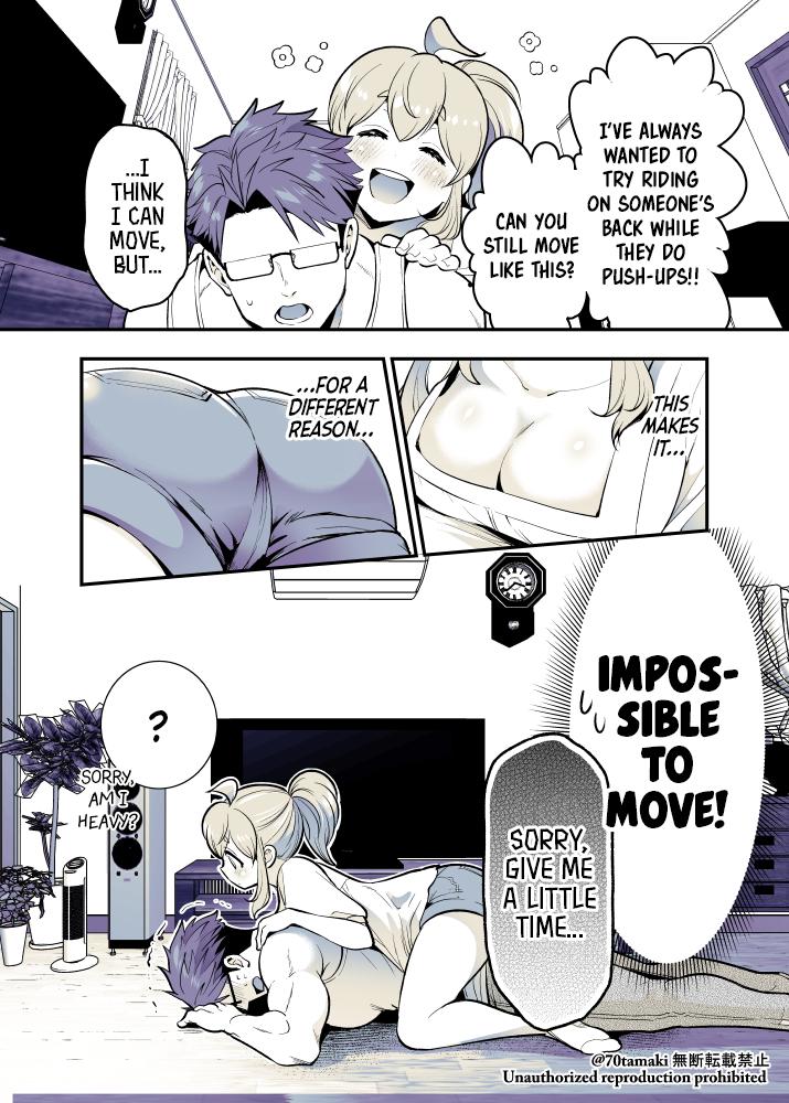Osananajimi ga Hisabisa ni Saikai Shitara Otagai Kyonyuu ni Natteta Chap 55 - Next Chap 56