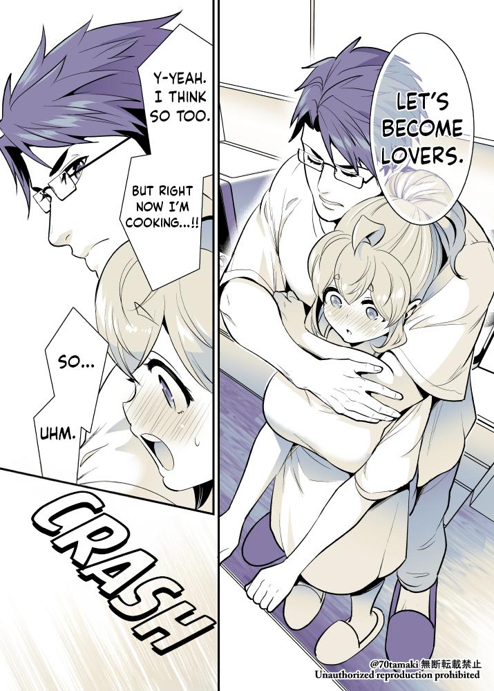 Osananajimi ga Hisabisa ni Saikai Shitara Otagai Kyonyuu ni Natteta Chap 56 - Next Chap 57