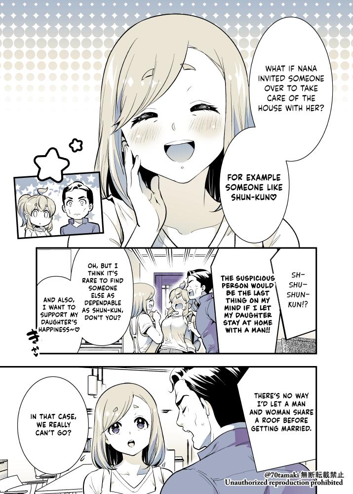 Osananajimi ga Hisabisa ni Saikai Shitara Otagai Kyonyuu ni Natteta Chap 50 - Next Chap 51