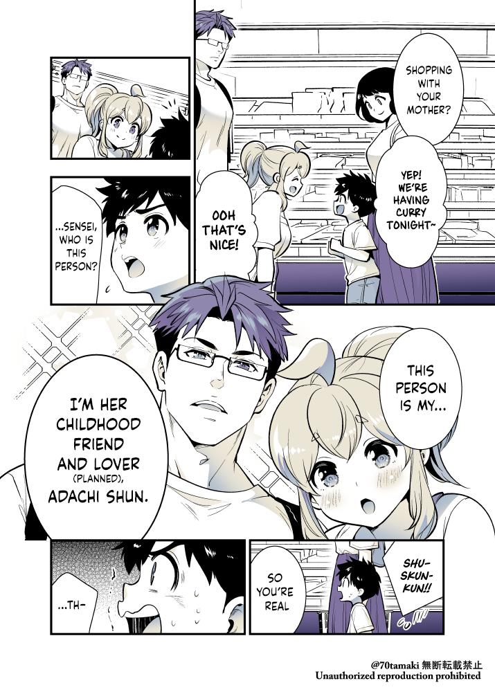 Osananajimi ga Hisabisa ni Saikai Shitara Otagai Kyonyuu ni Natteta Chap 53 - Next Chap 54