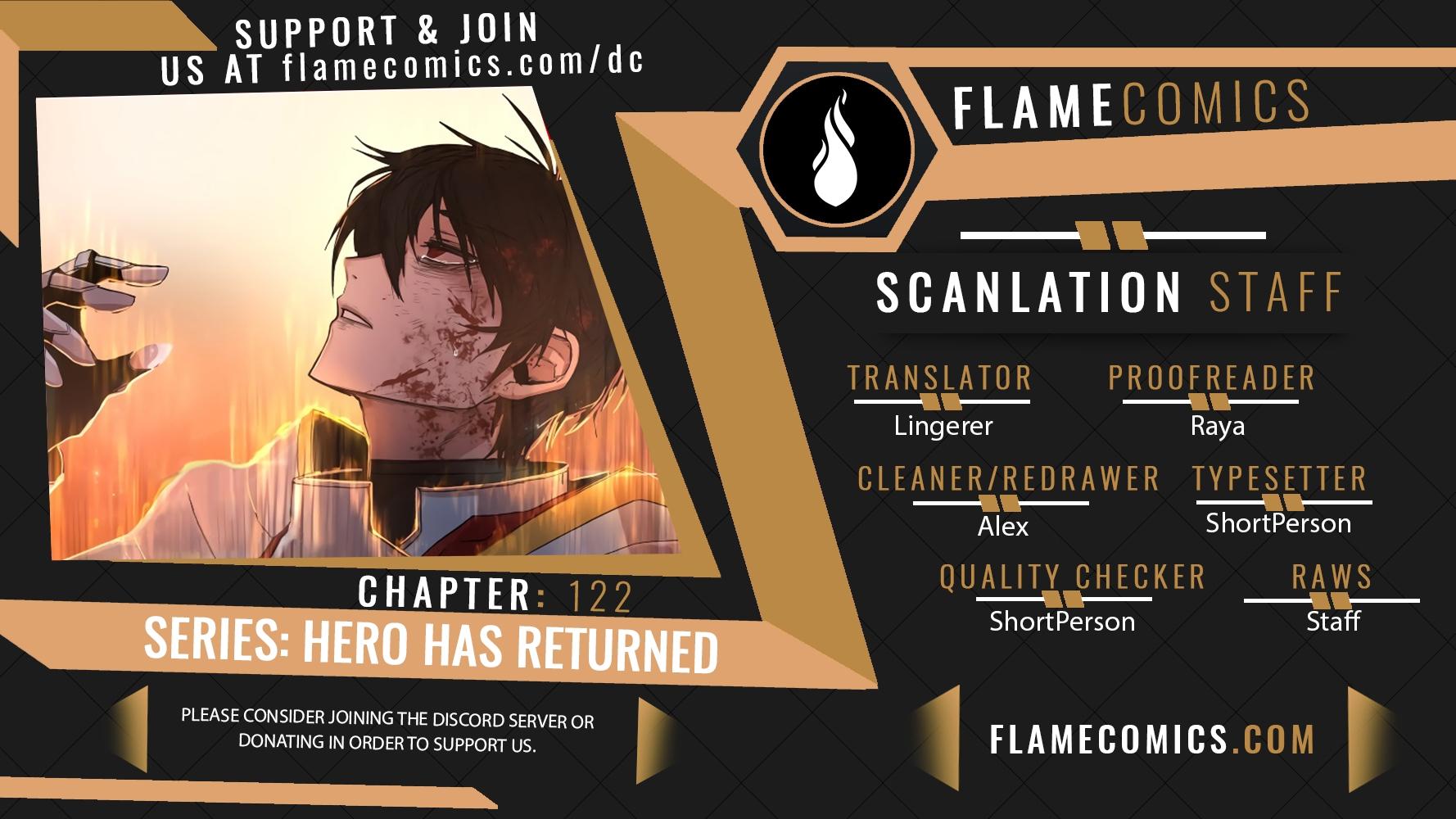 Hero Has Returned Chap 122 - Next Chap 123