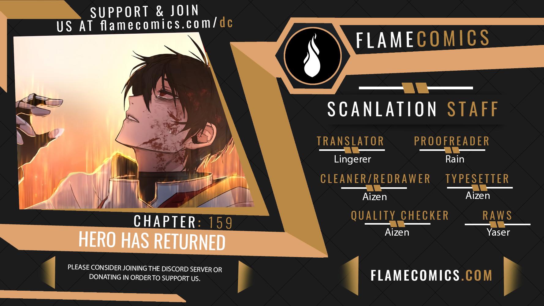 Hero Has Returned Chap 159 - Next Chap 160