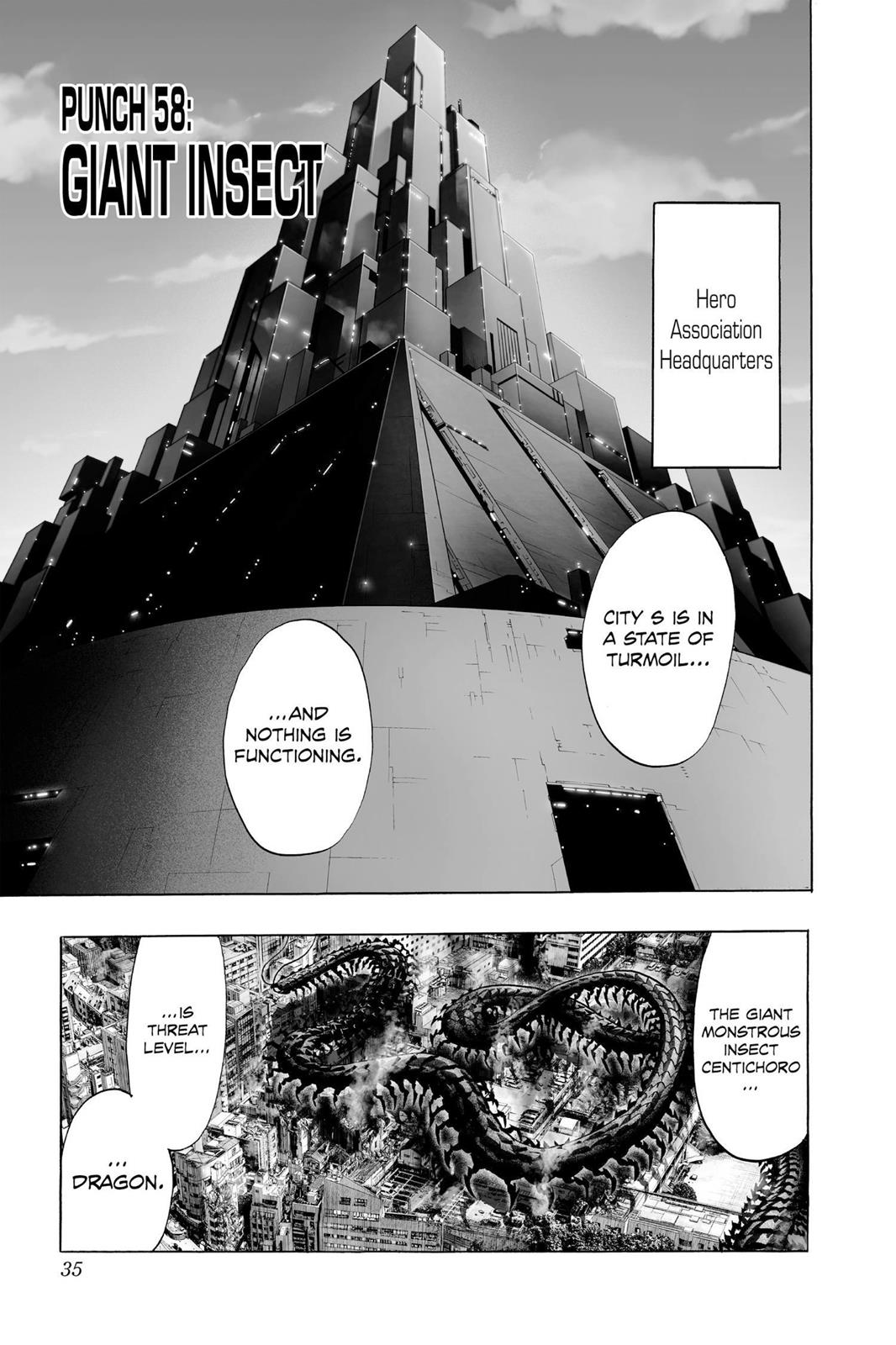 One-Punch Man Official Chap 58 - Next Chap 59