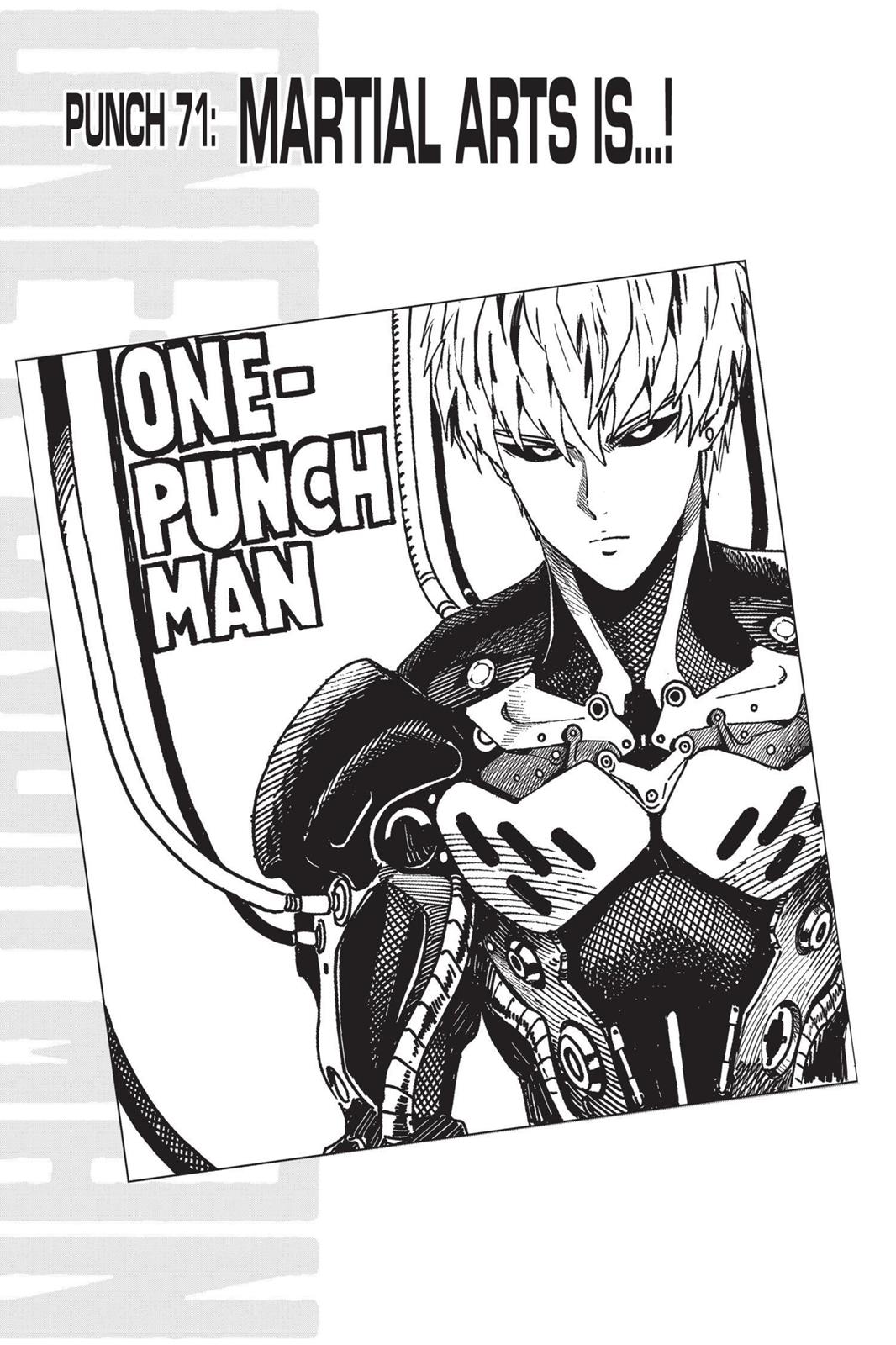 One-Punch Man Official Chap 71 - Next Chap 72