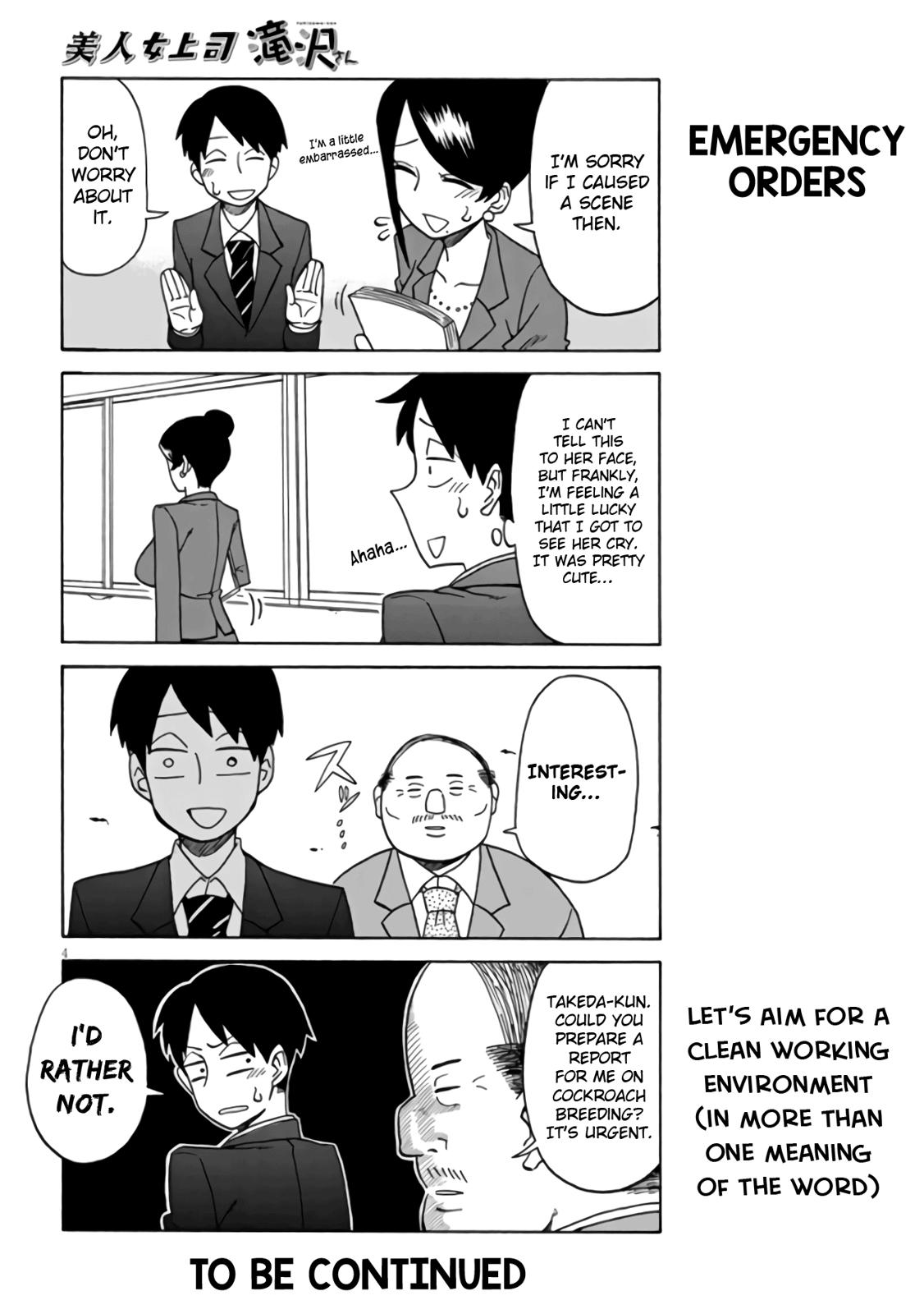 Bijin Onna Joushi Takizawa-san Chap 5 - Next Chap 6