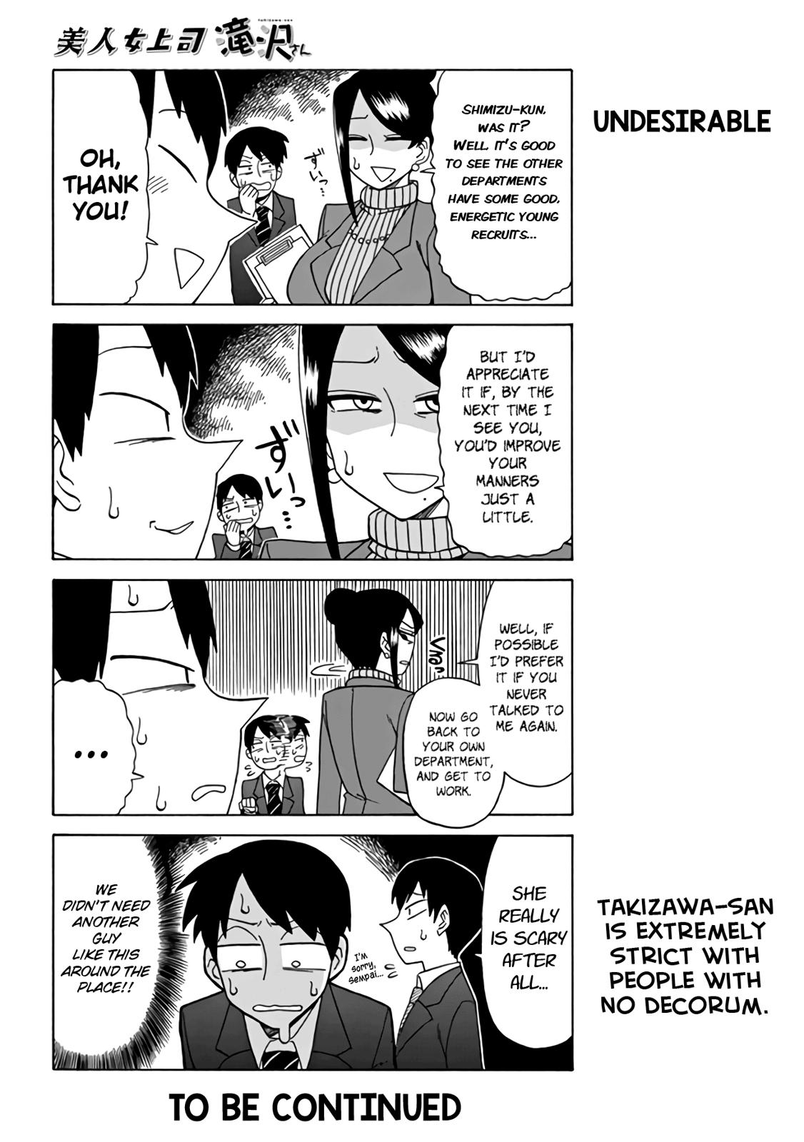 Bijin Onna Joushi Takizawa-san Chap 9 - Next Chap 10