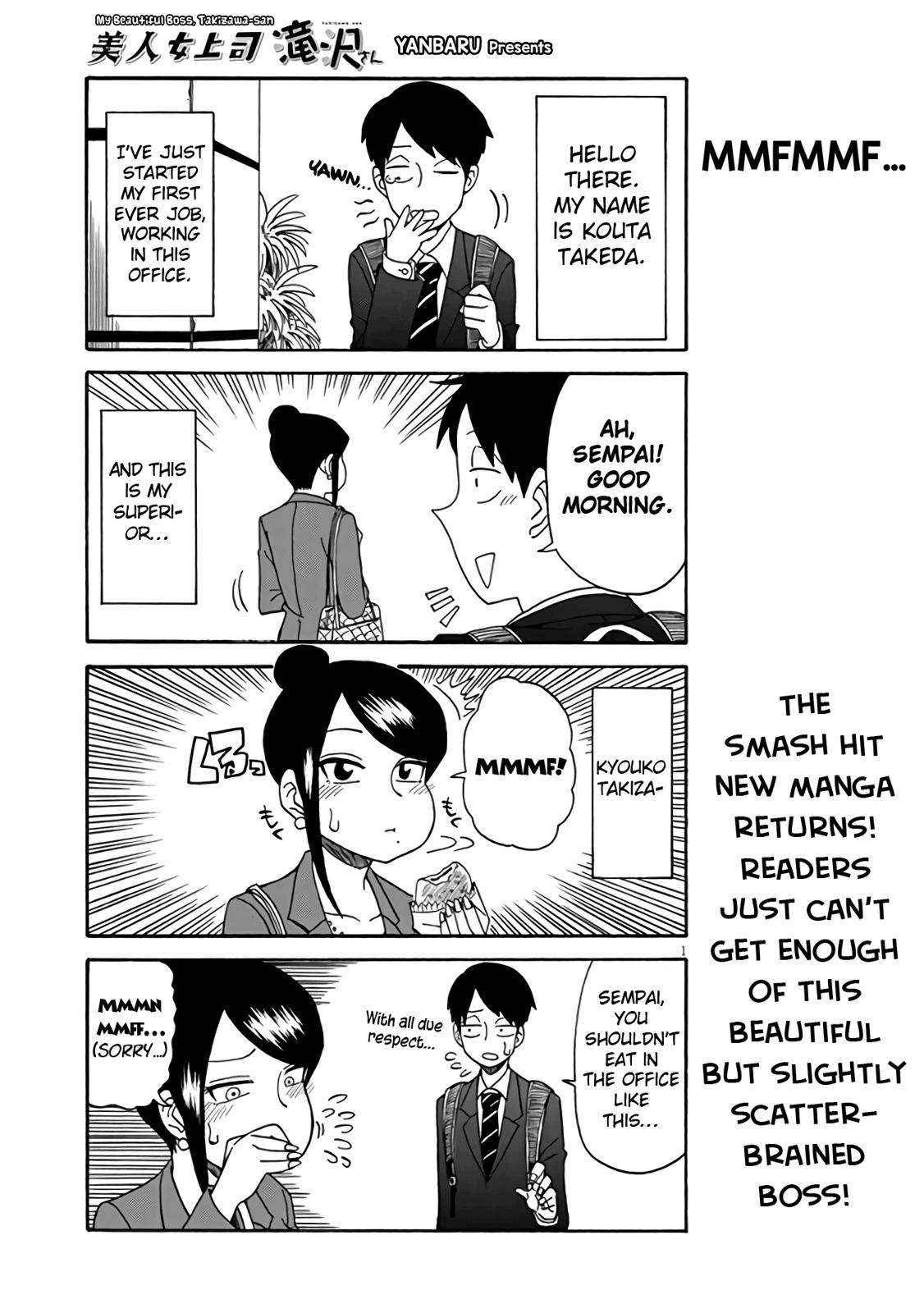 Bijin Onna Joushi Takizawa-san Chap 2 - Next Chap 3