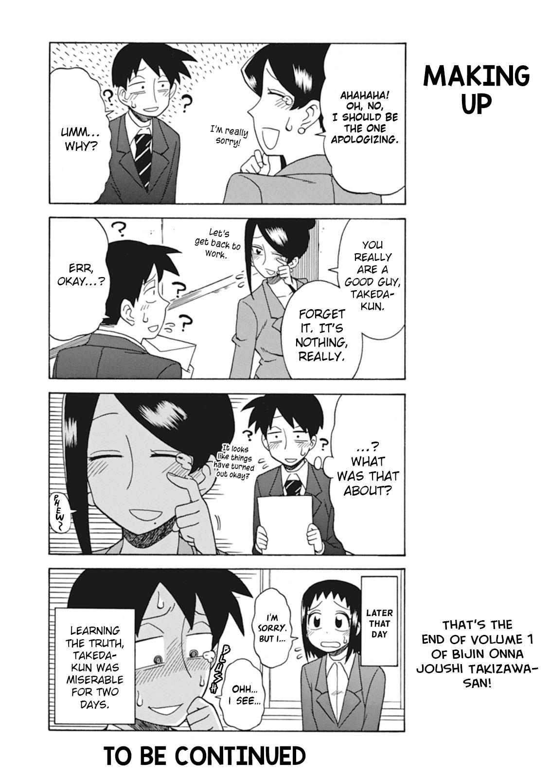 Bijin Onna Joushi Takizawa-san Chap 23 - Next Chap 24