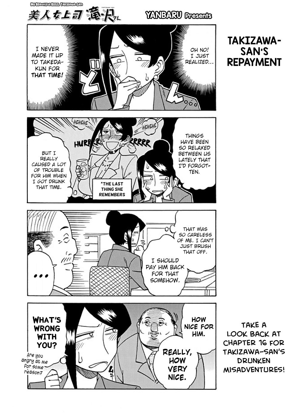 Bijin Onna Joushi Takizawa-san Chap 32 - Next Chap 33