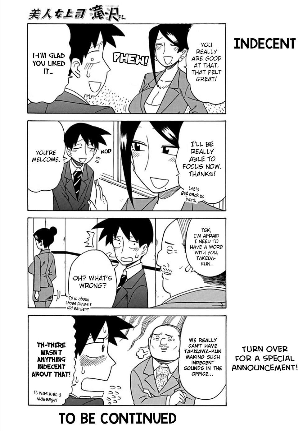 Bijin Onna Joushi Takizawa-san Chap 46 - Next Chap 47