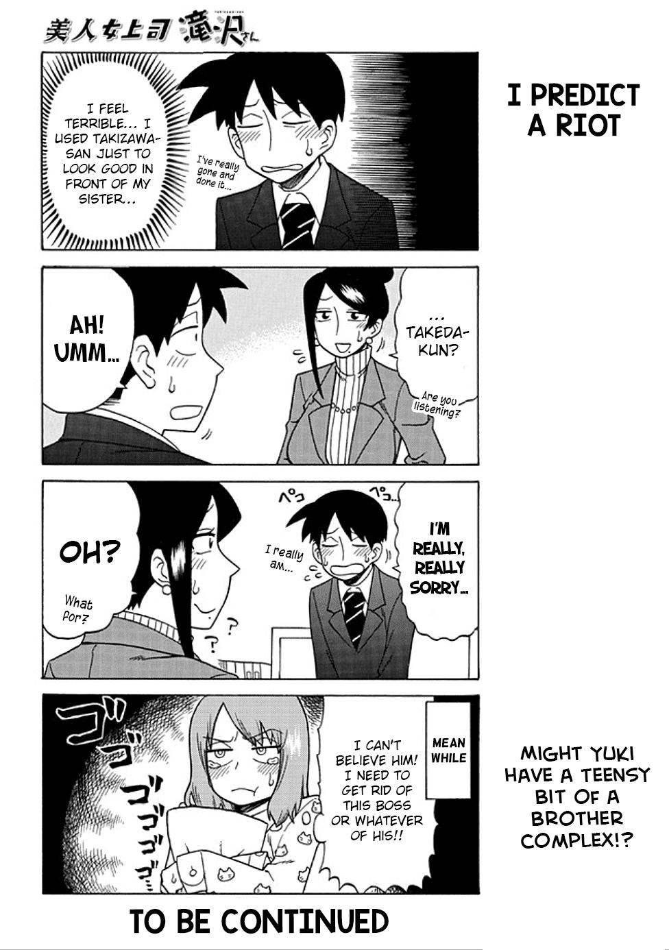 Bijin Onna Joushi Takizawa-san Chap 40 - Next Chap 41