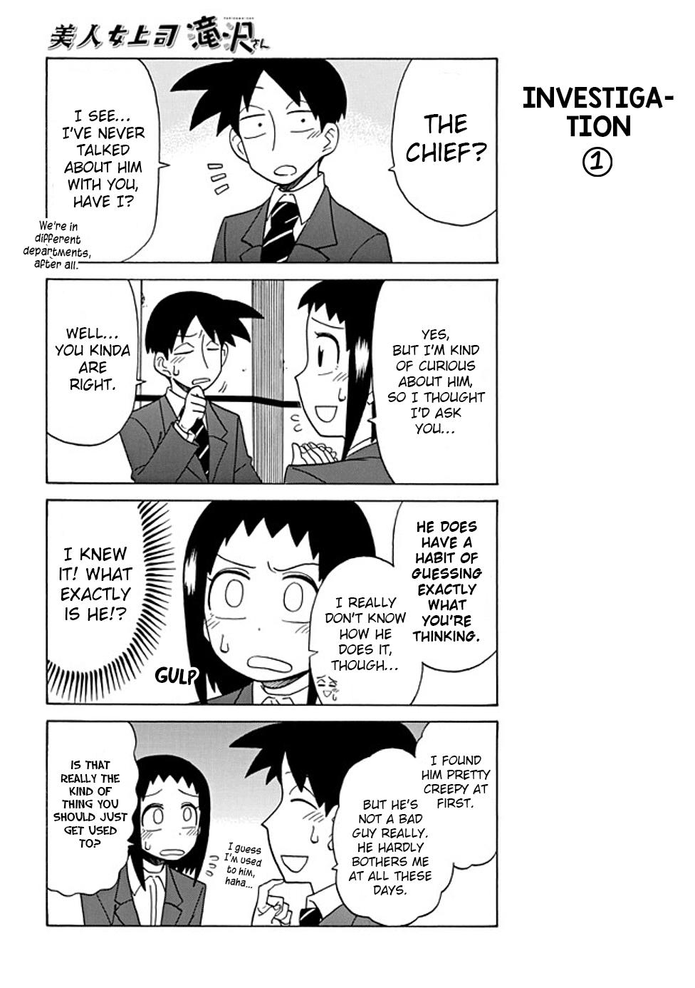 Bijin Onna Joushi Takizawa-san Chap 54 - Next Chap 55