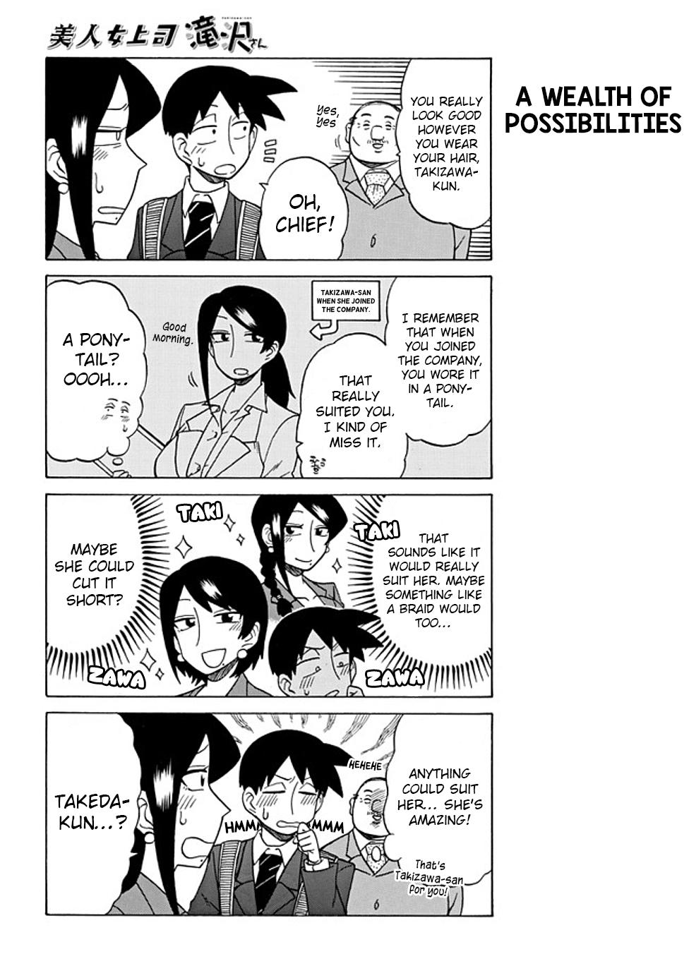 Bijin Onna Joushi Takizawa-san Chap 56 - Next Chap 57