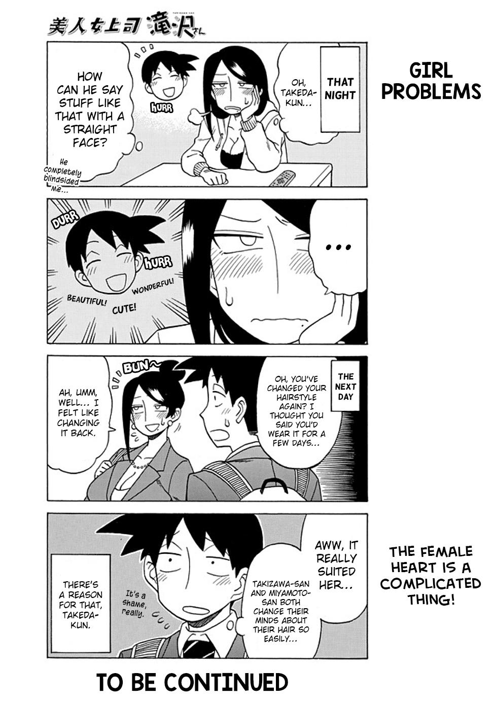 Bijin Onna Joushi Takizawa-san Chap 56 - Next Chap 57