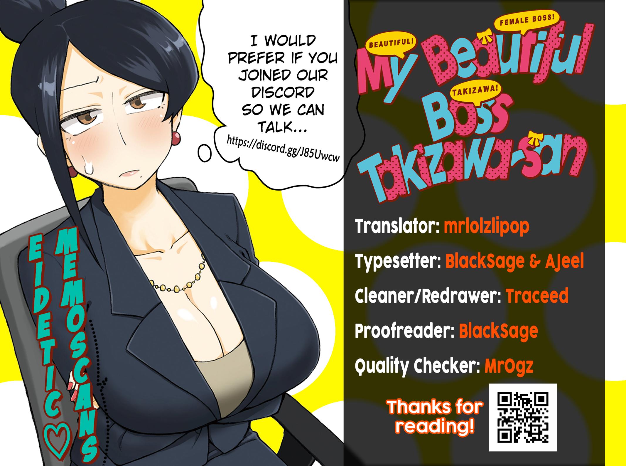 Bijin Onna Joushi Takizawa-san Chap 102 - Next Chap 103