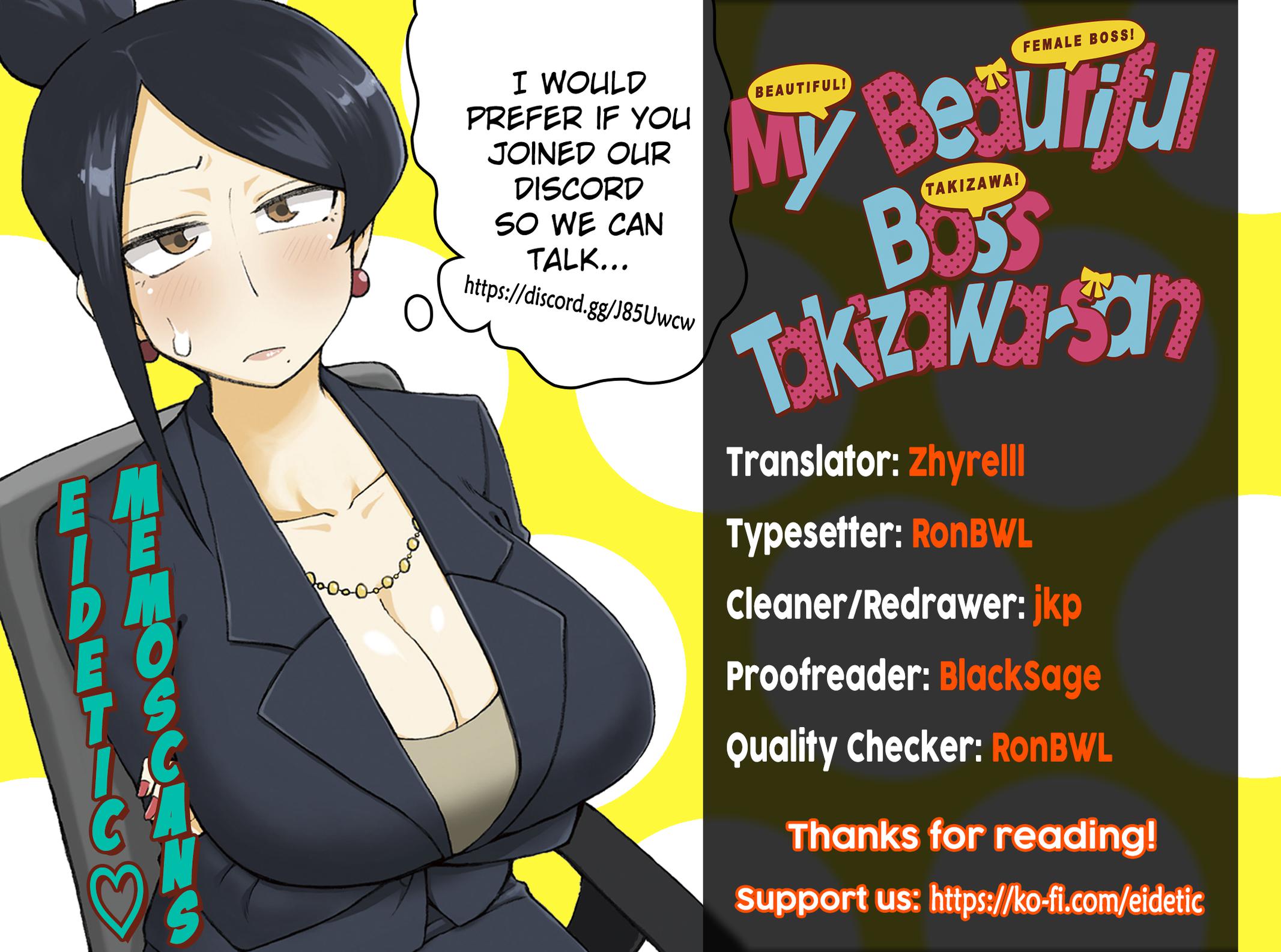 Bijin Onna Joushi Takizawa-san Chap 125 - Next Chap 126