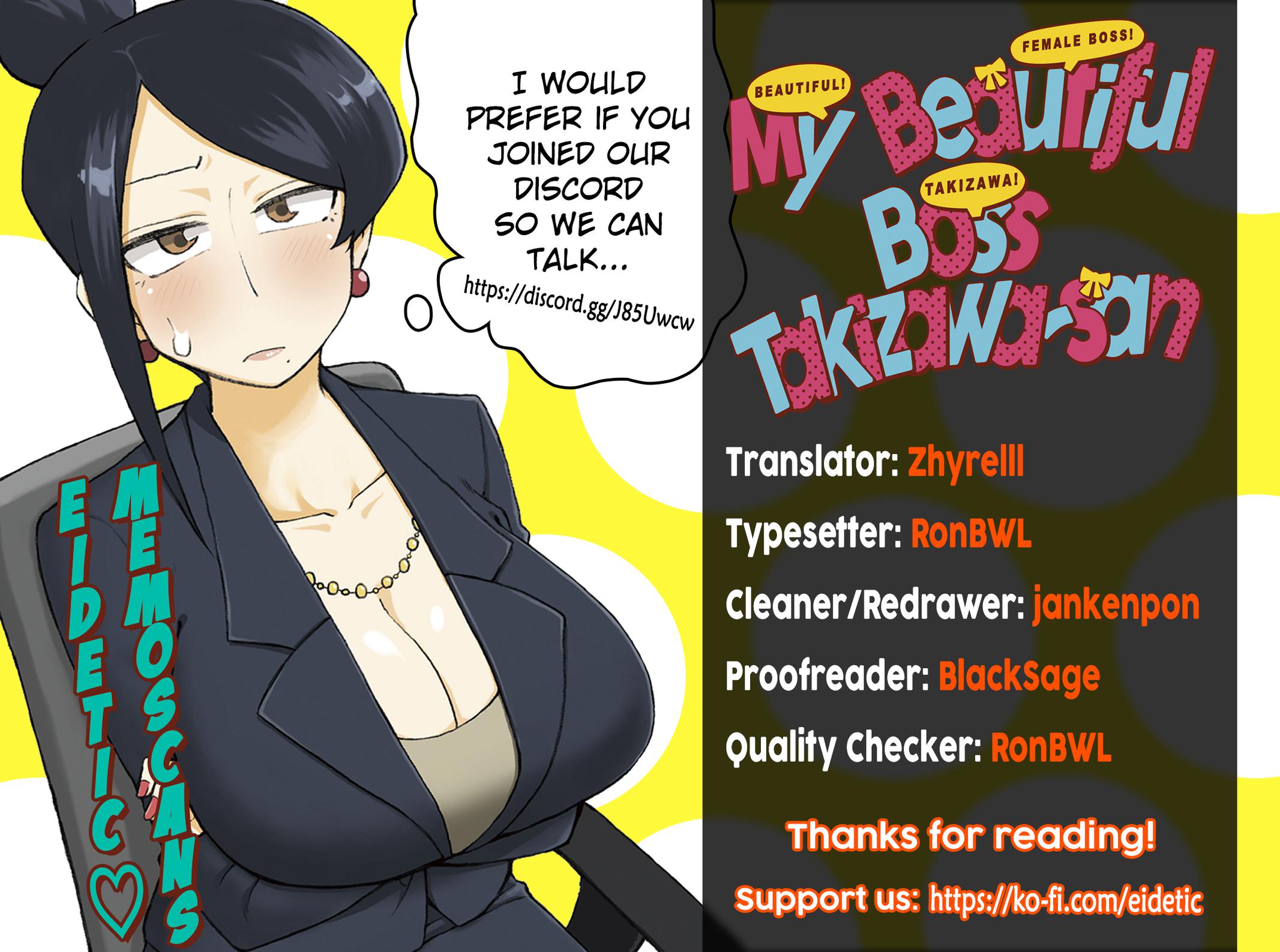 Bijin Onna Joushi Takizawa-san Chap 126 - Next Chap 127