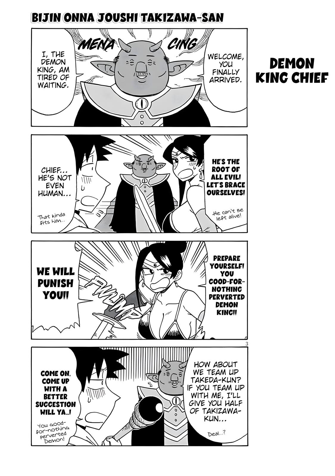 Bijin Onna Joushi Takizawa-san Chap 130 - Next Chap 131