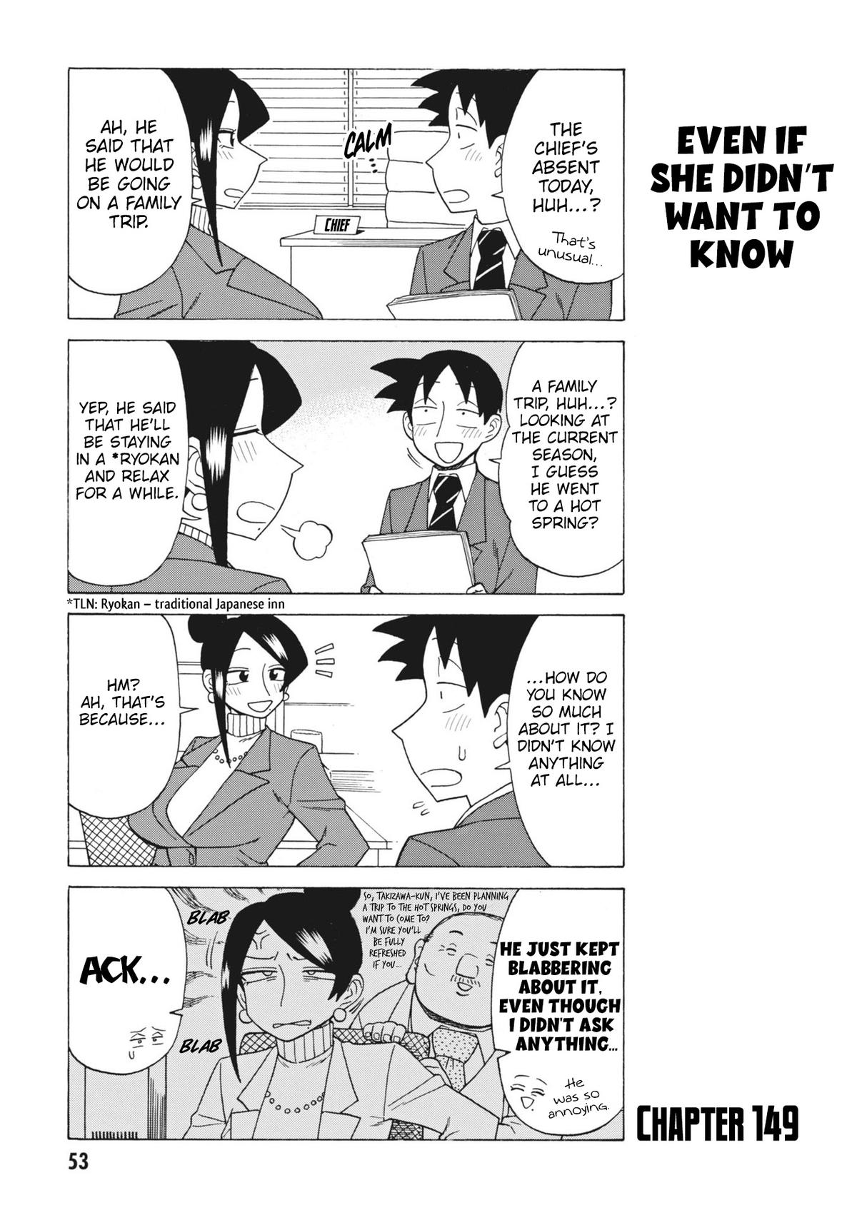 Bijin Onna Joushi Takizawa-san Chap 149 - Next Chap 150