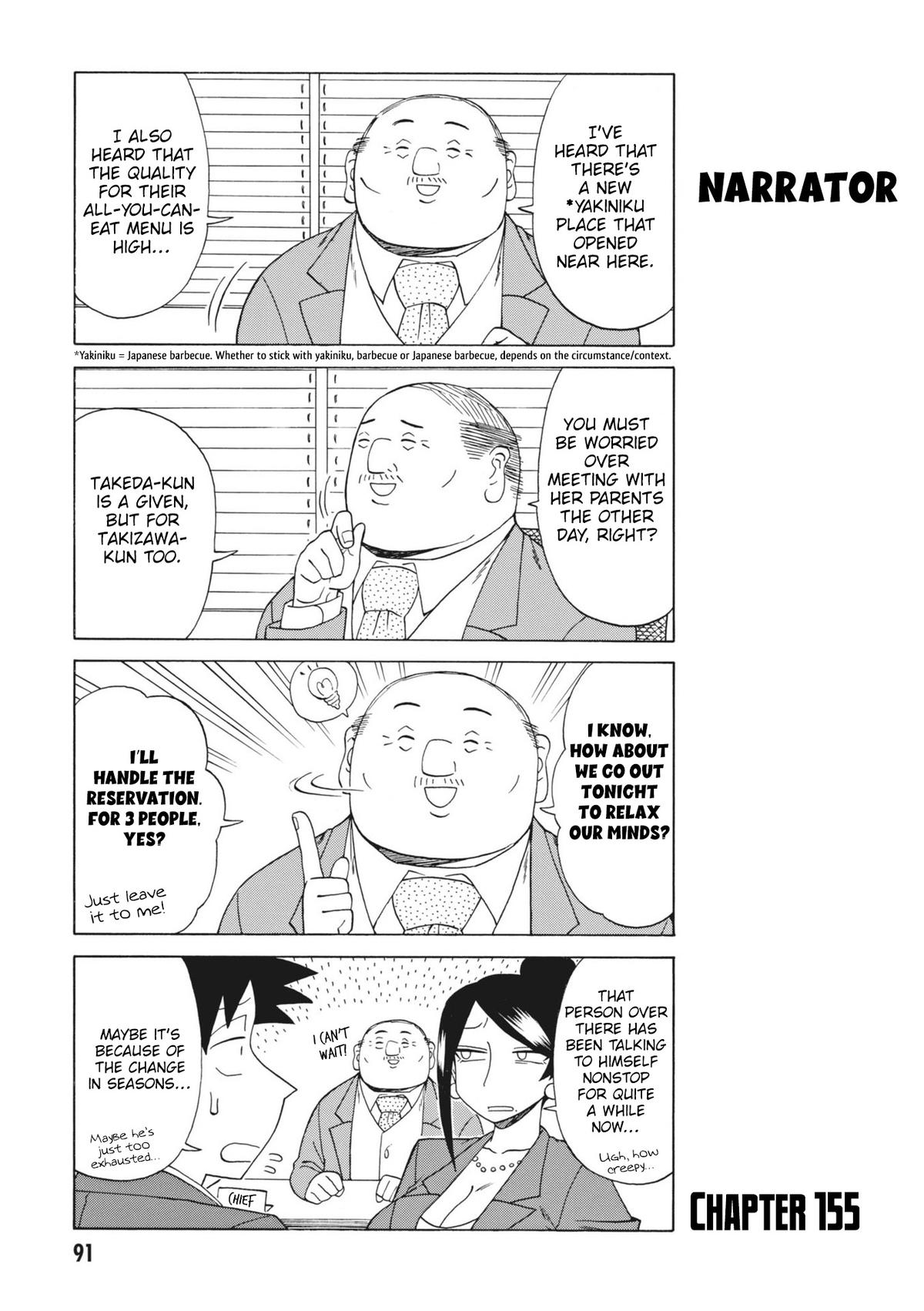 Bijin Onna Joushi Takizawa-san Chap 155 - Next Chap 156