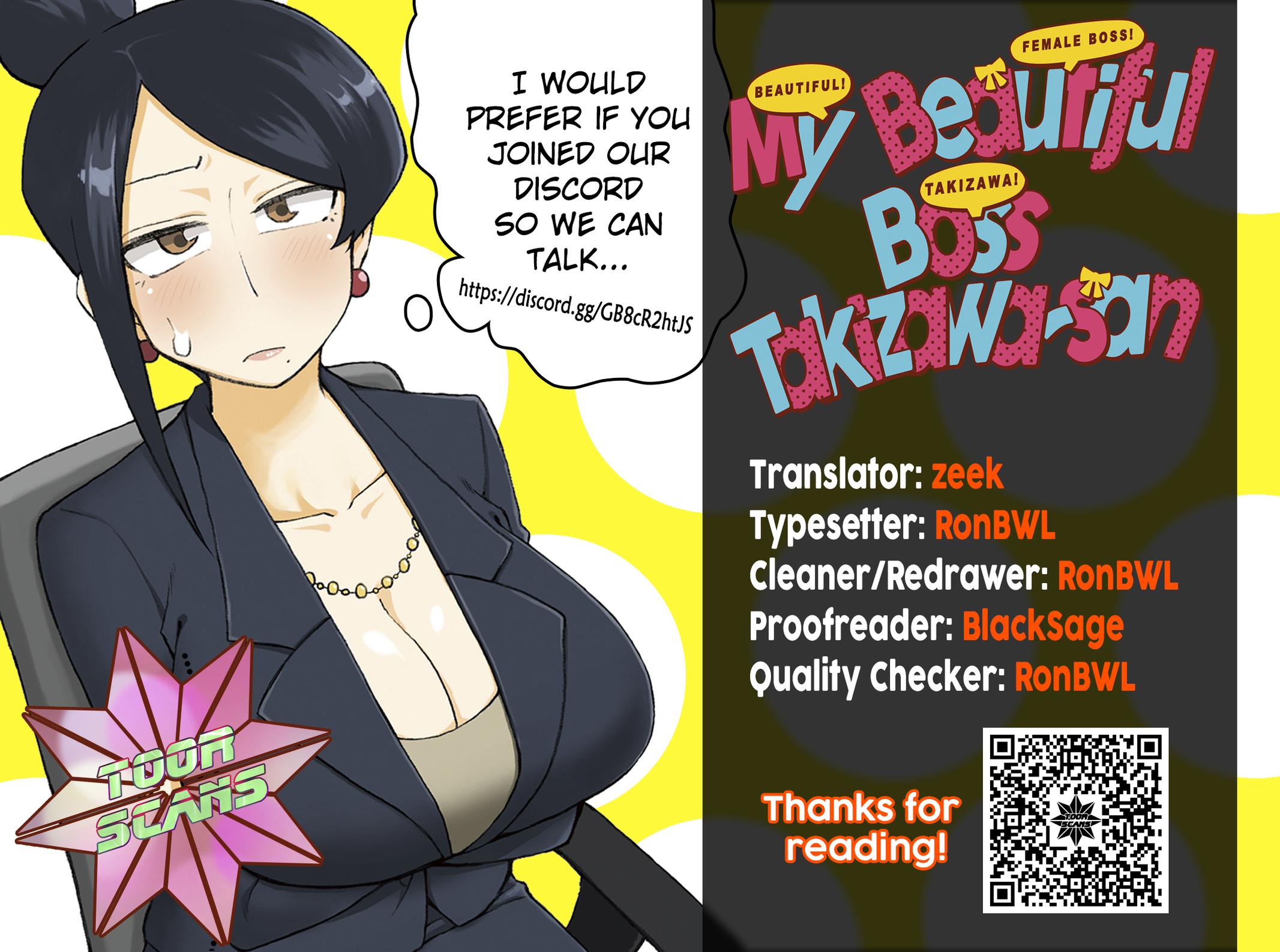Bijin Onna Joushi Takizawa-san Chap 151 - Next Chap 152