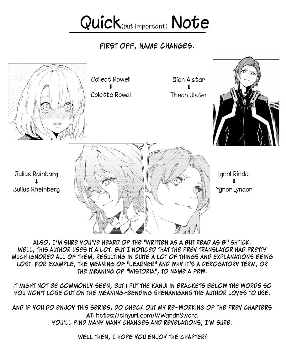 Tsue to Tsurugi no Wistoria Chap 6 - Next Chap 7